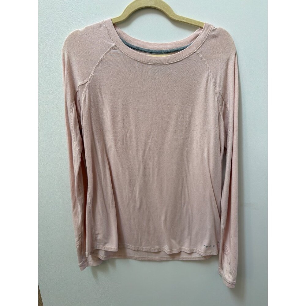 Free Fly Womens Bamboo Long-Sleeve Shirt Light Pink Size L